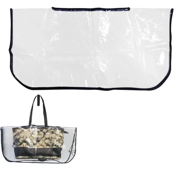 Buy Now Transparent PVC Rain Cover for Handbags - Square or Rectangle - Picture 2 of 10